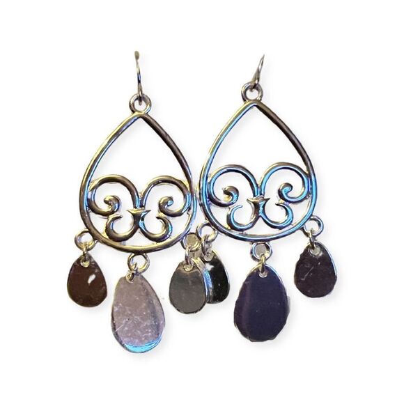 Great American Opportunities Smooth Dangle Chandelier Earrings - Picture 1 of 2